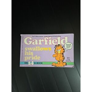 Garfield "Swallows His Pride" 14th Book Jim Davis Paperback Cartoon Comic